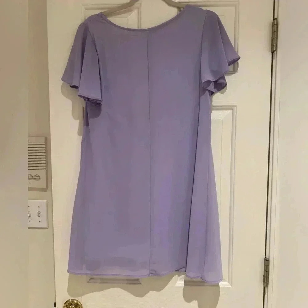 dress in lavender aline